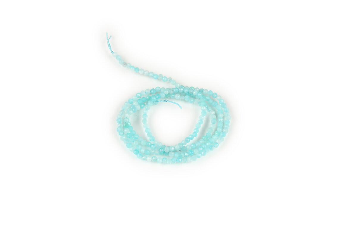 Margele amazonite sfere fatetate 2mm (sirag)