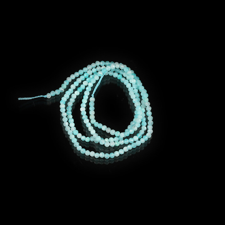 Margele amazonite sfere fatetate 2mm (sirag)