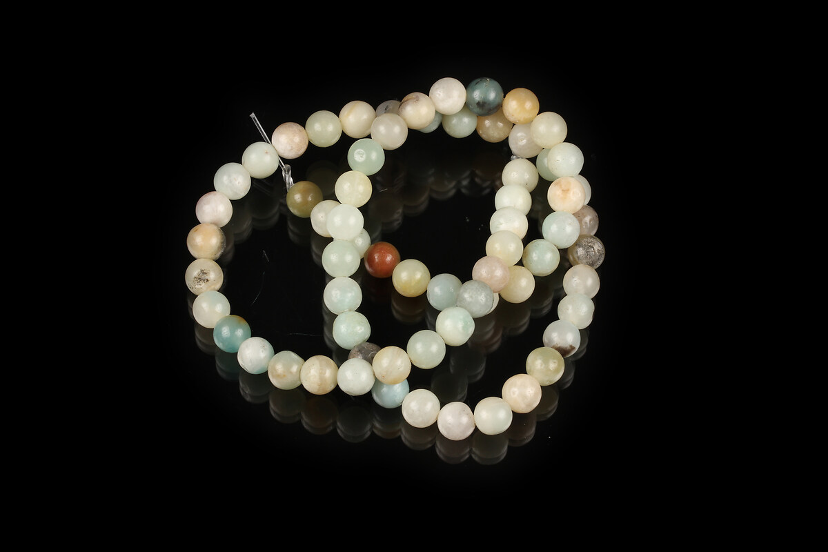 Margele flower amazonite sfere 6mm (sirag)