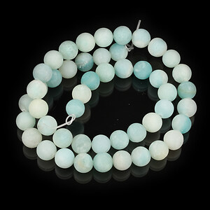 Margele amazonite frosted (mat) sfere 8mm (sirag)