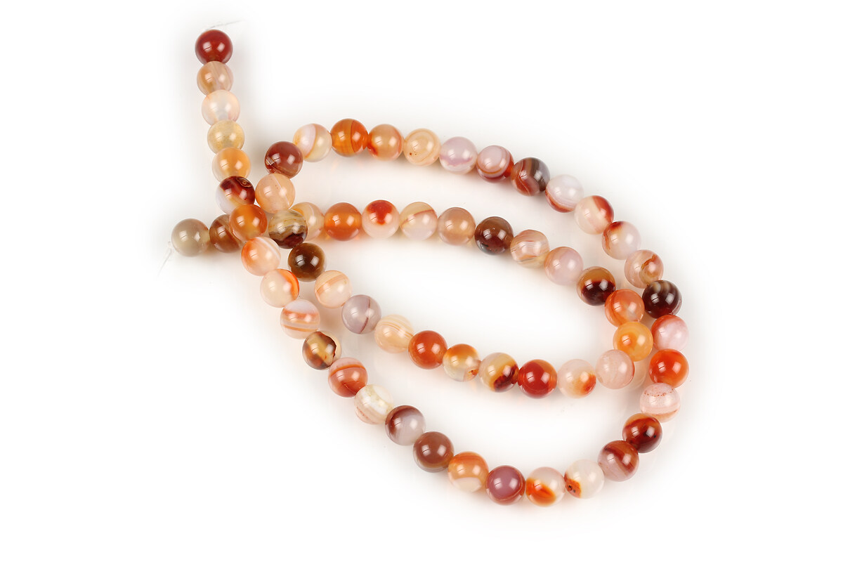 Margele Sardonyx sfere 6mm (sirag)