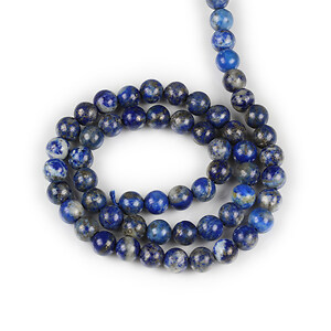 Margele lapis lazuli sfere 6mm (sirag)