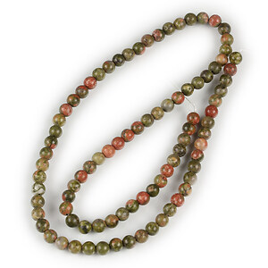 Margele unakite sfere 4mm (sirag)