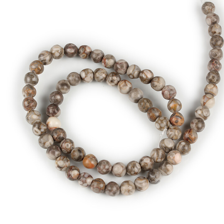 Margele Maifan stone jasper sfere 6mm (sirag)