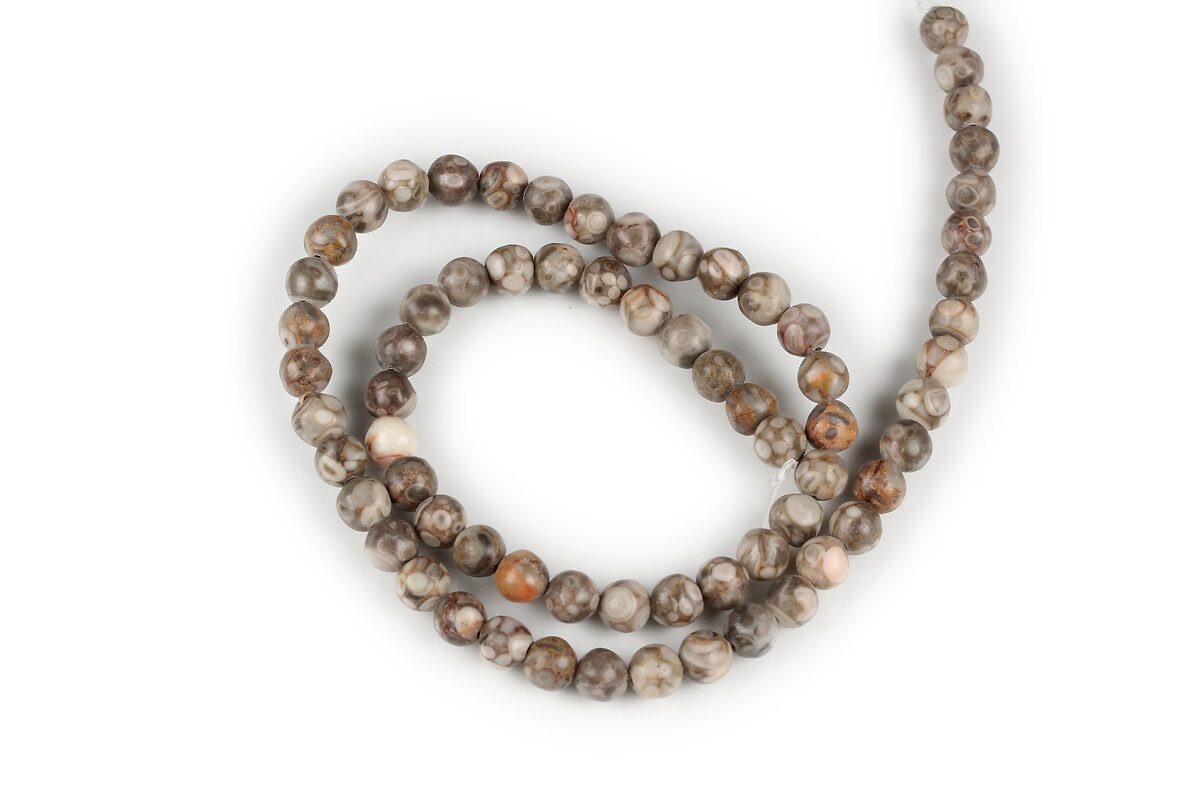 Margele Maifan stone jasper sfere 6mm (sirag)