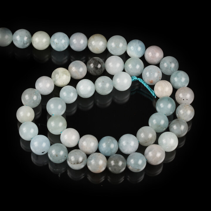 Margele aquamarine sfere 8mm (sirag)