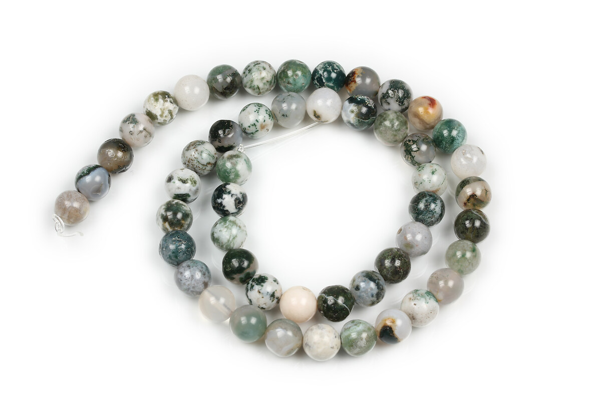 Margele Tree Agate sfere 8mm (sirag)