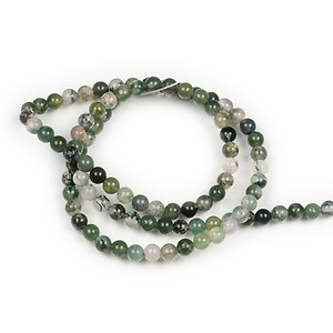 Margele Moss Agate sfere 4mm (sirag)