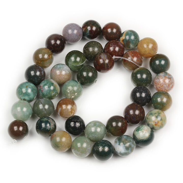 Margele agate indiene sfere 10mm (sirag)