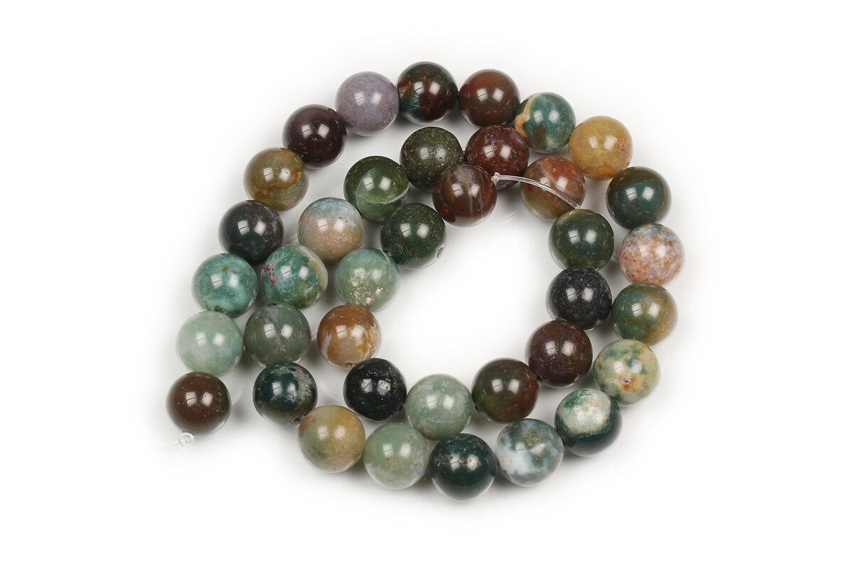 Margele agate indiene sfere 10mm (sirag)