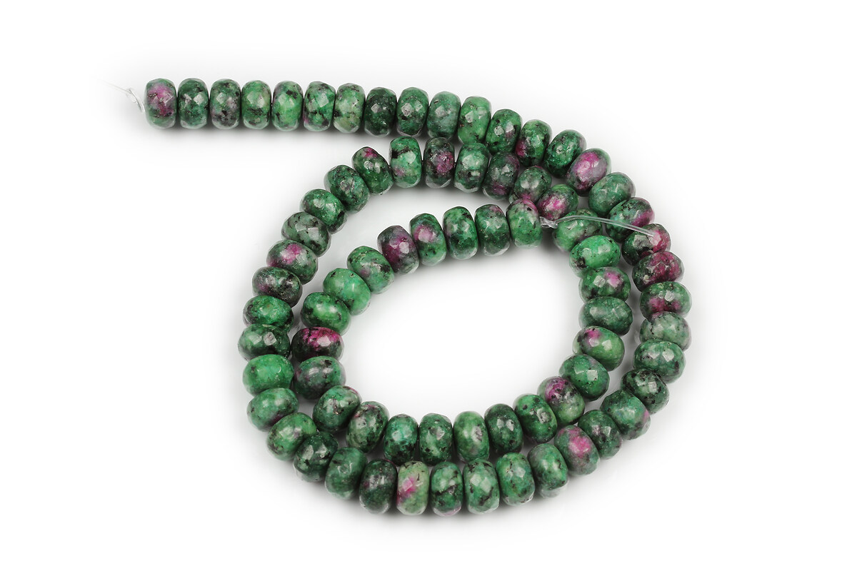 Margele ruby zoisite rondele 5x8mm (sirag)