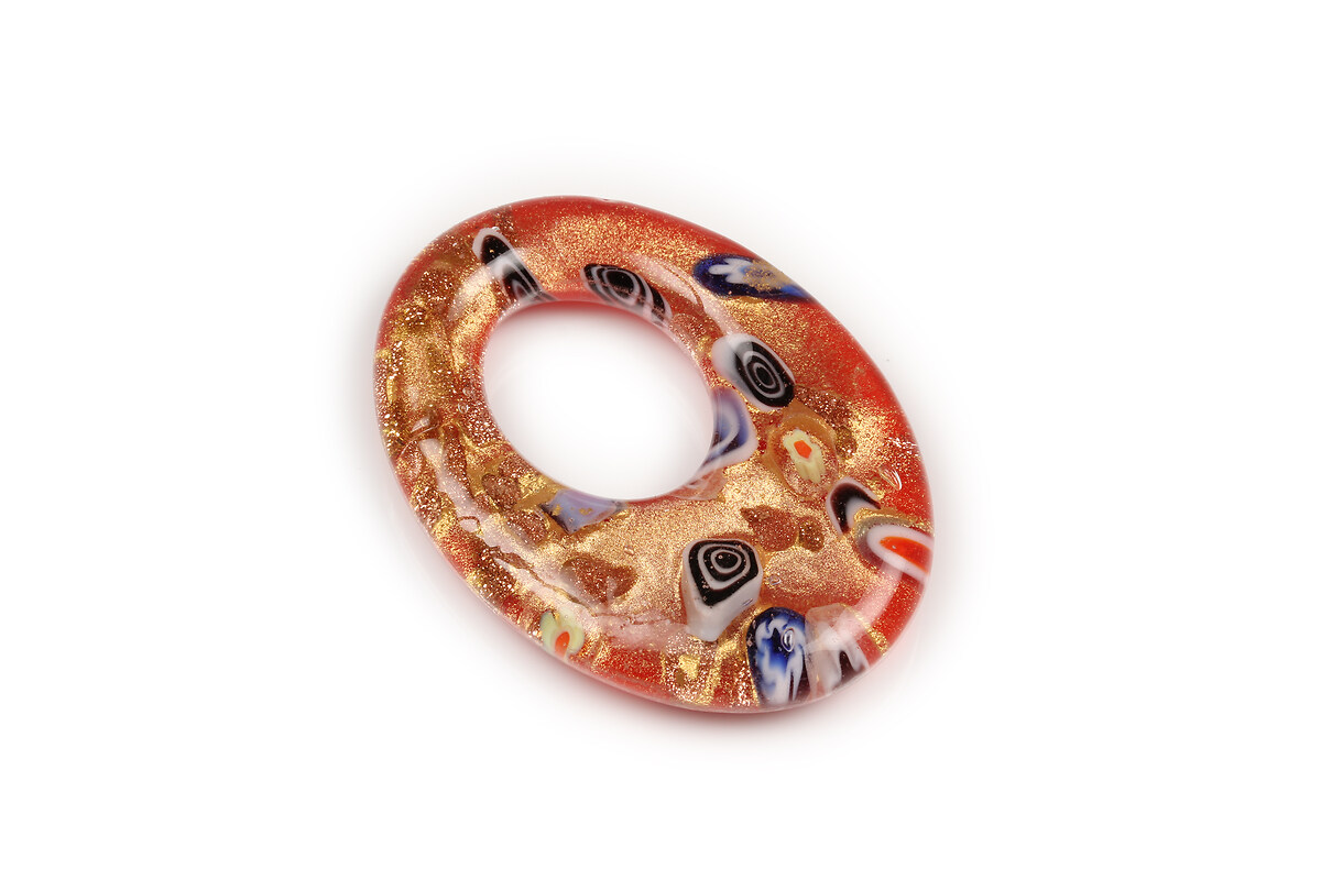 Pandantiv tip Murano 46x34mm