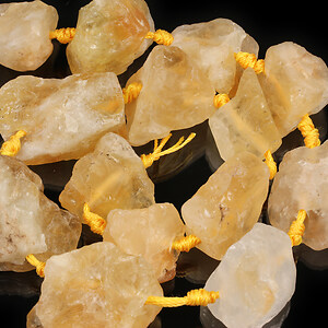 Margele citrine neslefuite nuggets 16~28x9~20mm (sirag)